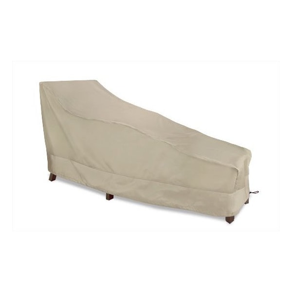 Eevelle Meridian Day Chaise Lounge Cover, Khaki, 36 in L x 30 in W x 82 in H MDCHSLNG_36W_82L_30H-KHA - main